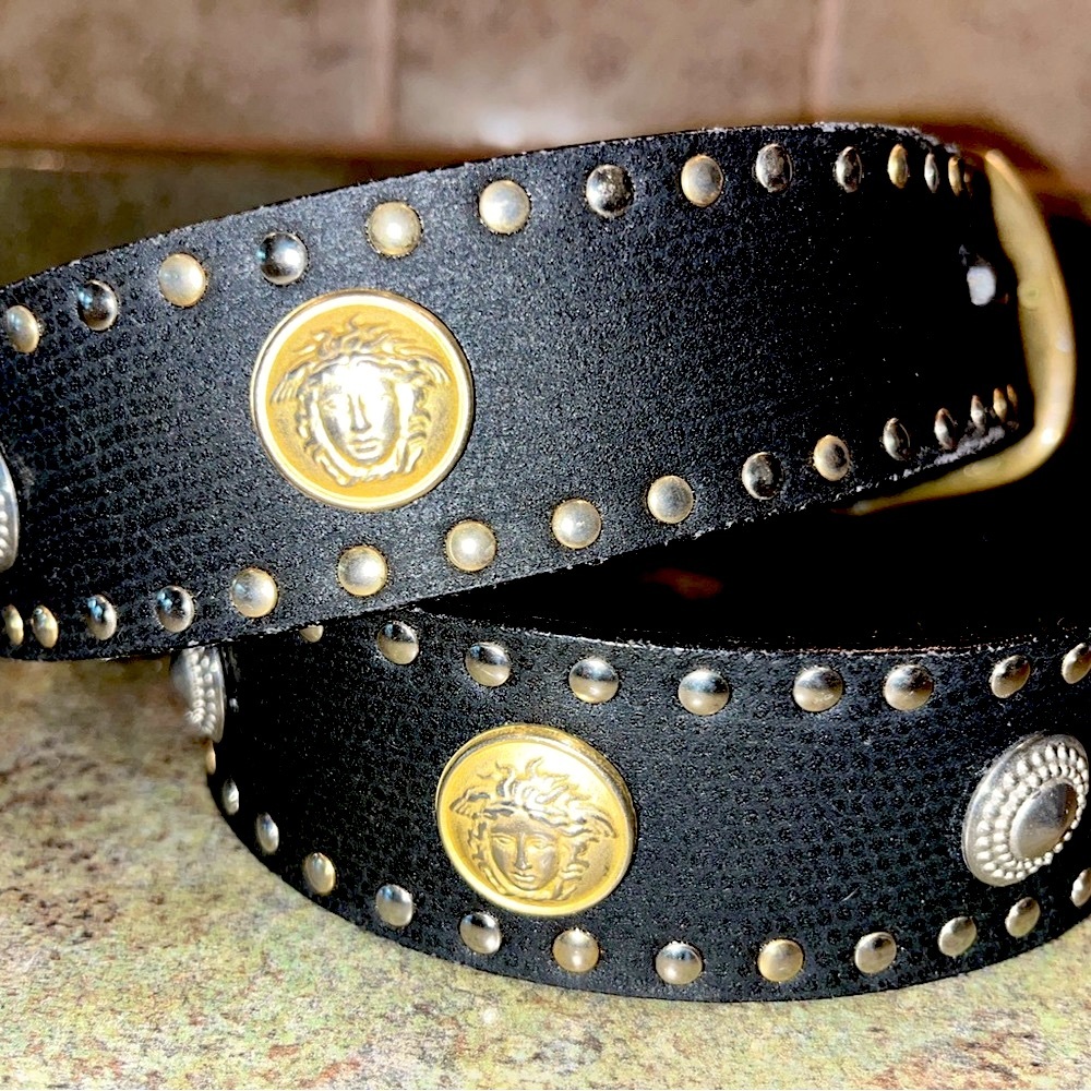 Vintage Versace Studded belt